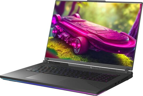 Asus Rog Strix G18 G18 Gaming Mameped ، AMD Ryzen 9-8940HX ، 64 GB DDR5 RAM ، 2 TB PCIe SSD ، 18 "2.5k (2560x1600) Display Nebula 240HZ ، Nvidia G-Force RTX 5070 ، 4-Zone RGB Key in Kuwait