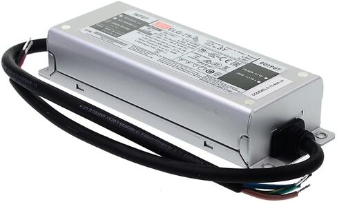 Mean Well ELG 75W 48V 1.6A DRIVER ， 3 سلك إدخال ELG-75-48A-3Y محول إمدادات الطاقة التبديل مع IP65 ، وظيفة PFC ، الجهد الثابت/التيار in Kuwait
