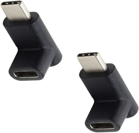 USB Type C 3.1 Right Angles Adapter to for Efficient Charging and Data Transmission in Tight Space Type C Charging in Saudi Arabia