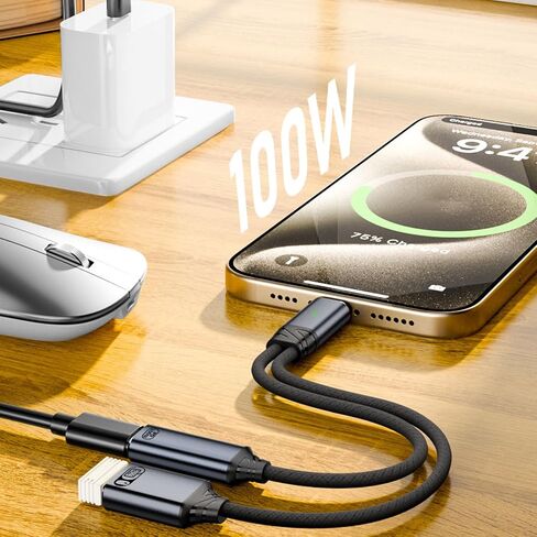 Portable Type C to USB and Charging Adapter with Music Functionality for Travel Everyday Use 480Mbps Data Transfer Type C Converters in Saudi Arabia