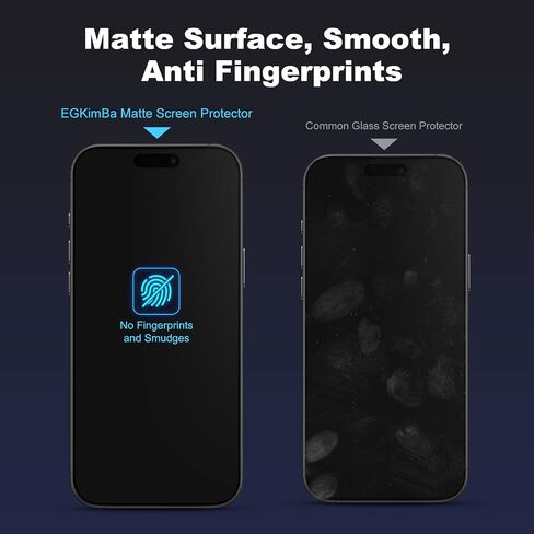 حامي شاشة خصوصية Egkimba Matte لـ Samsung Galaxy S25 Ultra ، و 2 حزمة من الزجاج المقسى ، و 6.9 بوصة مضادات البصمات ، وسهولة التثبيت ، وخالية من الفقاعة in Kuwait