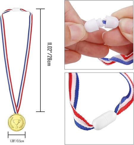 كايدو 100 قطعة ميداليات ذهبية للأطفال ميداليات للجوائز ميداليات جوائز بلاستيكية للأطفال in Kuwait