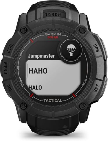 Garmin Instinct 2X Solar - Tactical Edition, Rugged GPS Smartwatch, Built-in Flashlight, Ballistics Calculator, Solar Charging Capability, Black (Refurbished) in Saudi Arabia