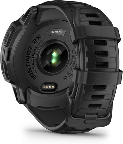 Garmin Instinct 2X Solar - Tactical Edition, Rugged GPS Smartwatch, Built-in Flashlight, Ballistics Calculator, Solar Charging Capability, Black (Refurbished) in Saudi Arabia