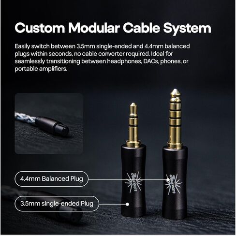 Linsoul Kiwi Ears Astral 1DD+6BA Hybrid in Ear Monitor TANGZU Tang Sancai in Ear Monitor Ear Plugs, 3 Pairs in Saudi Arabia