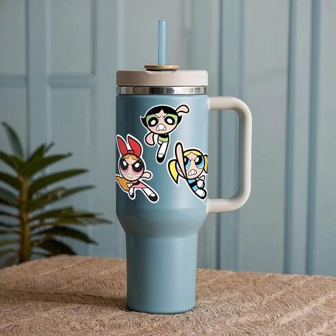 Elektroplate مرخص رسميا Powerpuff Girls Action Trio Dynamic Scals | Premium Auto-Rade All Deather Vinyl Sticker للسيارة ، زجاجة ماء ، كمبيوتر محمول ، مبرد ، هاتف | صنع في الولايات المتحدة | مجموعة من 3 in Saudi Arabia