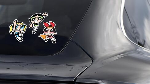 Elektroplate مرخص رسميا Powerpuff Girls Action Trio Dynamic Scals | Premium Auto-Rade All Deather Vinyl Sticker للسيارة ، زجاجة ماء ، كمبيوتر محمول ، مبرد ، هاتف | صنع في الولايات المتحدة | مجموعة من 3 in Saudi Arabia