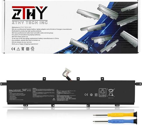 ZTHY C42N2008 استبدال بطارية الكمبيوتر المحمول لـ ASUS ZENBOOK PRO DUO 15 OLED UX582 UX582L UX582LR UX582HM UX582HS UX582ZM UX582ZW UX582LR-H2002R UX582LR-BP1979R UX582LR-H2017T 15.48V 92WH in Saudi Arabia