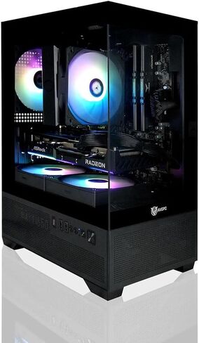 AVGPC Mini -X Gaming PC - AMD RYZEN 7 5700X 4.6 GHz ، RTX 5060TI 16G VRAM ، 32GB 3200MHz DDR4 RAM ، 1TB NVME M.2 SSD ، Hyper 212 Cooler ، WIFI/AC ، Window 11 in Kuwait