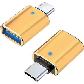2pcs USB C to Adapter Converter Compatible for Type Smartphones Seamlessly Connection with Various Devices to Adapter in Saudi Arabia