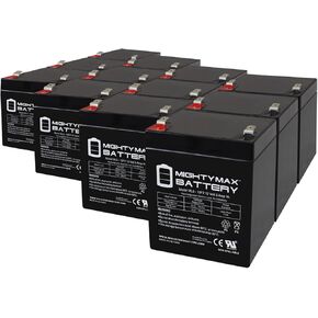 Mighty Max Battery 12V 5Ah F2 SLA Replacement Battery for APC StepDown SURT6000XLT - 12 Pack in Kuwait