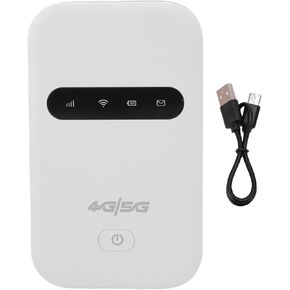 4G LTE Router, 300Mbps Wireless Mobile Hotspot with SIM Card Slot for 10 Devices, 3000mAh Battery 300 Coverage in Kuwait