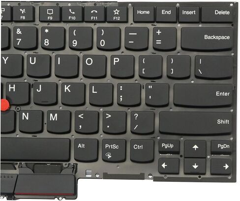 أفضل بانيات خلفية لإضاءة لوحة مفاتيح الكمبيوتر المحمول لـ Lenovo ThinkPad X1 Carbon 8th Gen 2020 Gen 8 Type 20U9 20UA US Layout with Trackpoint Black in Saudi Arabia