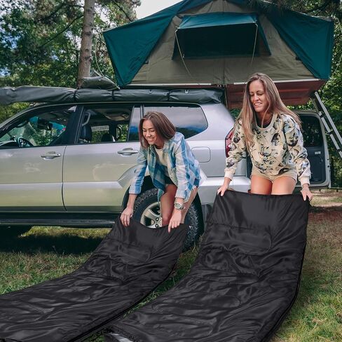 Tudomro 2 Pcs Camping Sleeping Bag for Adults Lightweight Packable Waterproof Camping Gear Equipment to Keep Warm for Outdoor Backpacking Hiking Travel in Kuwait