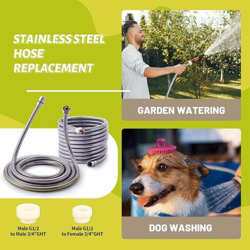 ملحق دش للكلاب بفلتر من Klleyna لصنبور حوض الاستحمام - يتم توصيل رأس الدش تشغيل/إيقاف بصنبور الحوض، وبخاخ حوض خرطوم غسيل الحيوانات الأليفة (5 محولات)، ووصلة صنبور مطبخ الحمام لغسل الشعر وحمام الأطفال in Kuwait