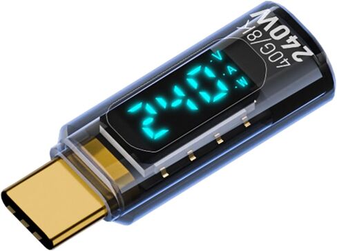 محول USB C عالي السرعة إلى USB C مع عرض LED 240W توصيل الطاقة 40 جيجابت في الثانية موصلات بيانات نقل البيانات الألمنيوم in Kuwait