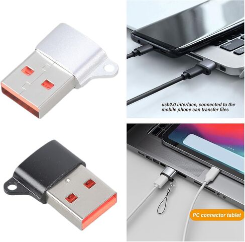 USB2.0 Type C to USB A Connectors High Performances Data and Charging Adapter Wide Compatibility for Mobile Devices USB Converters in Saudi Arabia