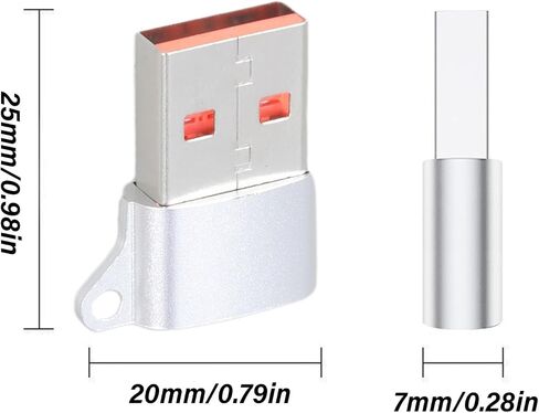USB2.0 Type C to USB A Connectors High Performances Data and Charging Adapter Wide Compatibility for Mobile Devices USB Converters in Saudi Arabia