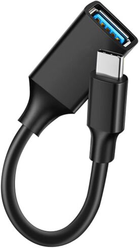 Compactly USB3.0 إلى النوع C محول USB ذكر إلى كابل أنثى USB3.0 لاتصال نقل البيانات السريع محول USB in Kuwait