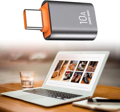 MultiDevice Compatible USB to C Adapter Quickly Charging for Mobiles Laptops Charging Male to Female Portable C Adapter in Saudi Arabia
