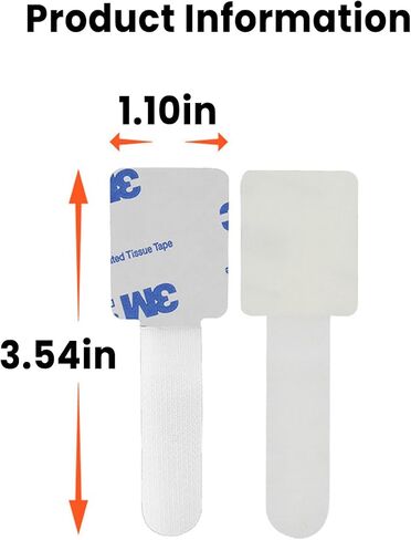 20 Pcs Self-Adhesive Hook and Loop Cable Ties, Reusable Cord Organizer Straps, Adjustable Cable Management Clips for Home, Office, and Kitchen - White&Gray in Saudi Arabia