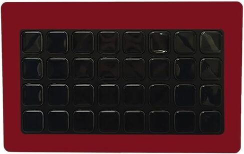 Maysyskins الجلد متوافق مع Elgato Stream Deck XL - Burgundy الصلبة | غلاف الالتفاف الواقي ، الدائم ، والفريد من نوعه | من السهل تطبيق الأنماط وإزالتها وتغييرها | صنع في الولايات المتحدة in Saudi Arabia