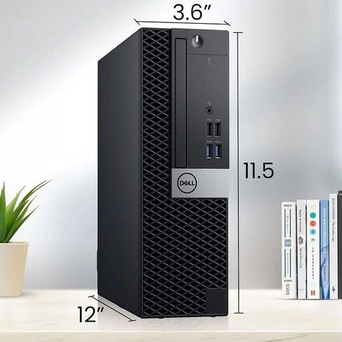 Dell Optiplex 3070 كمبيوتر سطح المكتب PC Intel Core I5-9500 6-Cores ، 32GB DDR4 RAM ، 256GB SSD ، WIFI ، لوحة المفاتيح والماوس ، Windows 11 Pro (متجدد) in Saudi Arabia