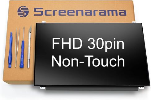 SCREENARAMA New Screen Replacement for LP156WF6(SP)(P1), FHD 1920x1080, IPS, Glossy, LCD LED Display with Tools in Saudi Arabia