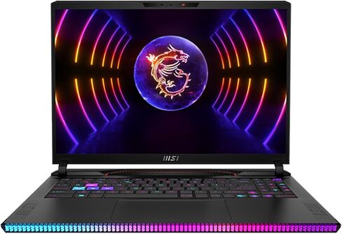 MSI Raider GE68 HX 13VF-062US 16" Full HD+ 144Hz Gaming Laptop, Intel Core i9-13950HX 1.6GHz, 32GB RAM, 1TB SSD, NVIDIA GeForce RTX 4060 8GB, Windows 11 Home, Core Black in Saudi Arabia