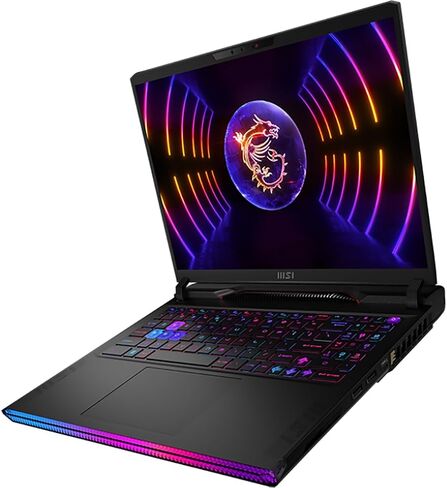 MSI Raider GE68 HX 13VF-062US 16" Full HD+ 144Hz Gaming Laptop, Intel Core i9-13950HX 1.6GHz, 32GB RAM, 1TB SSD, NVIDIA GeForce RTX 4060 8GB, Windows 11 Home, Core Black in Saudi Arabia