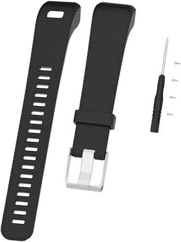 حزام مشاهدة متوافق مع Garmin vivosmart HR+/النهج X10/X40 ، شريط استبدال حزام سيليكون القابل للتعديل ل garmin vivosmart hr+/approach x10/x40 smart watch in Kuwait