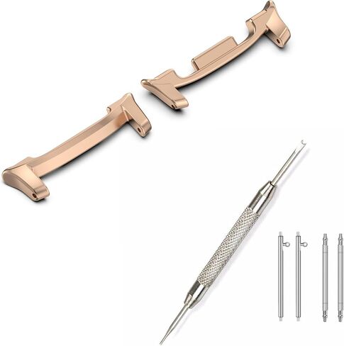 22MM Metal Connectors Compatible with Samsung Galaxy Watch 8 Classic 46mm, Watch 8 40mm/44mm Accessory Band DIY Adapters,Stainless Steel Connector Replacement Watch Wristband Strap in Saudi Arabia