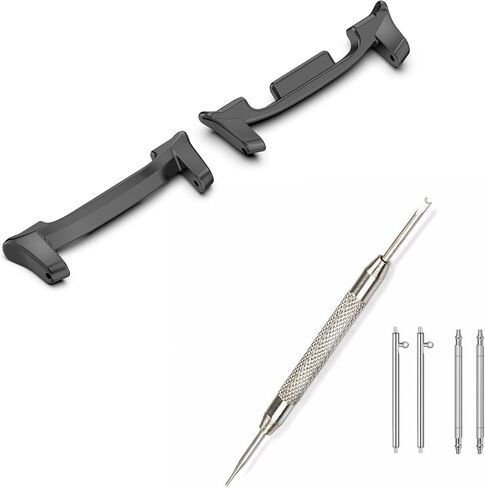 22MM Metal Connectors Compatible with Samsung Galaxy Watch 8 Classic 46mm, Watch 8 40mm/44mm Accessory Band DIY Adapters,Stainless Steel Connector Replacement Watch Wristband Strap in Saudi Arabia