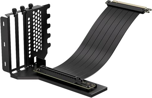 PCI-E 3.0/4.0 Graphics Card Vertical Mounting Bracket Holder PCI-E 4.0 X16 Extension Cable 200mm GPU Mounting Bracket Kit(PCI-E3.0 Bracket BK) in Saudi Arabia