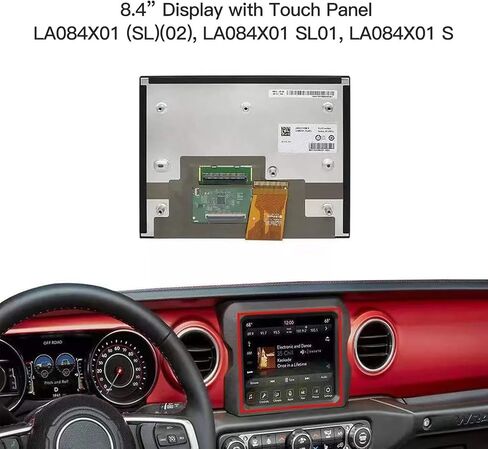 USonline911 LA084X01 SL01/SL02 Replacement 8.4 inch for Uconnect 4C UAQ UAS LCD Monitor Touch-Screen Radio Navigation for Jeep Grand Cherokee 2018-2021 in Saudi Arabia