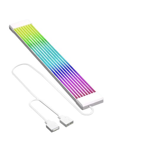 ST200/300 L/E/D BAR LIGHT BAR ARGB SYNC لمصدر طاقة الكمبيوتر ATX 24PIN CARD GPU CARD 8PIN CABLE 8PIN والحالة (x8) in Saudi Arabia