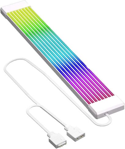 ST200/300 L/E/D BAR LIGHT BAR ARGB SYNC لمصدر طاقة الكمبيوتر ATX 24PIN CARD GPU CARD 8PIN CABLE 8PIN والحالة (x8) in Saudi Arabia