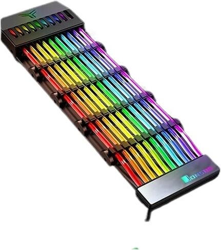 RGB امتداد كابل تزويد الطاقة النيون النيون ATX RGB كابل الكمبيوتر أجهزة الكمبيوتر الطرز ARGB SYNC GPU ضوء 24Pin in Saudi Arabia