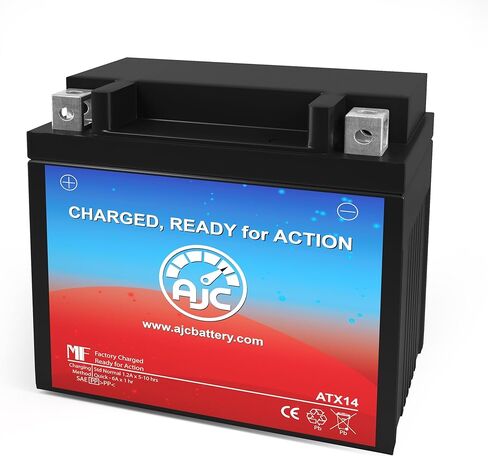 AJC Battery Compatible with Vespa GTV 250 Motorcycle Battery (2010) in Saudi Arabia