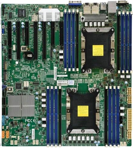 Supermicro X11DPH -T - اللوحة الأم - ATX الموسعة - المقبس P - C624 in Saudi Arabia