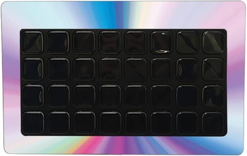 Mayyskins الجلد متوافق مع Elgato Stream Deck XL - قوس قزح Zoom | غلاف الالتفاف الواقي ، الدائم ، والفريد من نوعه | من السهل تطبيق الأنماط وإزالتها وتغييرها | صنع في الولايات المتحدة in Saudi Arabia