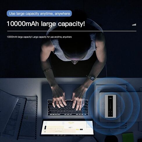 Portable 4G LTE Handheld WiFi Router, Mobile Internet WiFi Repeater, Compatible with All European Countries, Universal Device Suppor Router Home Business RV Cruise (White Color) in Saudi Arabia