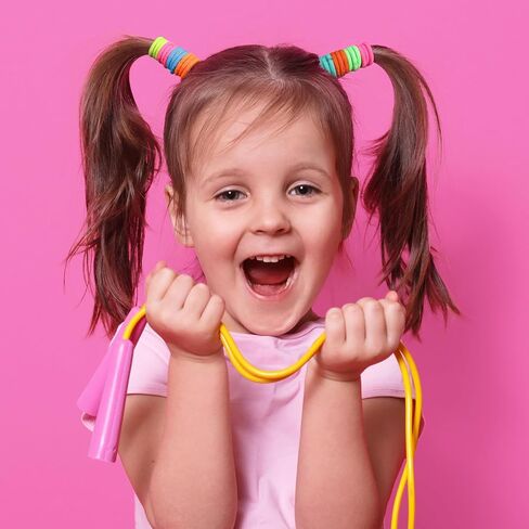 Baby Hair Bands, 336Pcs Small Elastic Hair Bands for Girls, Tiny Colorful Ponytail Holders Hair Tie for Baby Hair, Funtopia Colorful Hair Ties No damage with Organizer Box for Kids Infants Toddlers in Kuwait
