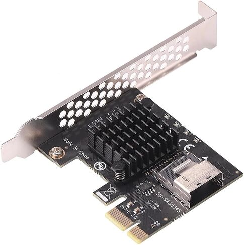 Computer PCIE Riser 1x ملحقات تعدين الرسوم البيانية M1NI PCI-E 1x إلى محول تمديد التعدين SATA لنظام التشغيل Windows/Linux in Saudi Arabia