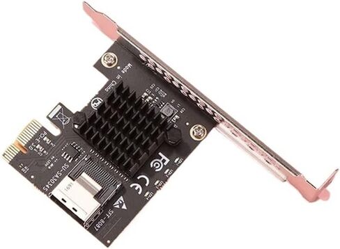 Computer PCIE Riser 1x ملحقات تعدين الرسوم البيانية M1NI PCI-E 1x إلى محول تمديد التعدين SATA لنظام التشغيل Windows/Linux in Saudi Arabia