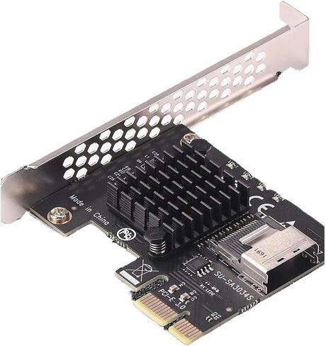 Computer PCIE Riser 1x ملحقات تعدين الرسوم البيانية M1NI PCI-E 1x إلى محول تمديد التعدين SATA لنظام التشغيل Windows/Linux in Saudi Arabia