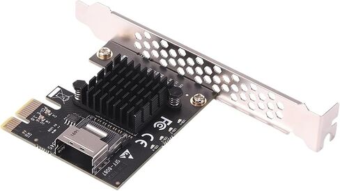 Computer PCIE Riser 1x ملحقات تعدين الرسوم البيانية M1NI PCI-E 1x إلى محول تمديد التعدين SATA لنظام التشغيل Windows/Linux in Saudi Arabia