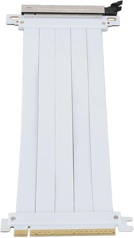 PCIE 5.0 X16 Riser Cable PCB 128GBPS عالية السرعة مرنة محول كبلات تمديد GPU متوافق مع 4.0 3.0 2.0 1.0 (30 سم) in Saudi Arabia