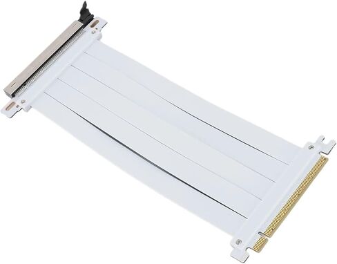 PCIE 5.0 X16 Riser Cable PCB 128GBPS عالية السرعة مرنة محول كبلات تمديد GPU متوافق مع 4.0 3.0 2.0 1.0 (30 سم) in Saudi Arabia