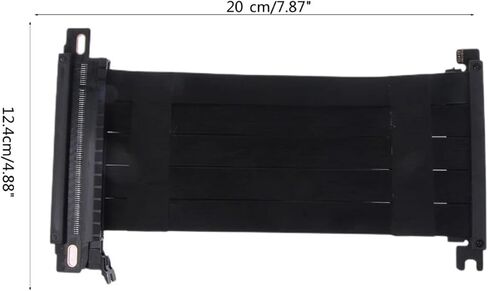 مزدوج عكس PCI 4.0/3.0 Riser X16 Cable Cable Card Card GPU ITX A4 M1NI PC CASE CASE CASE (Other) in Saudi Arabia